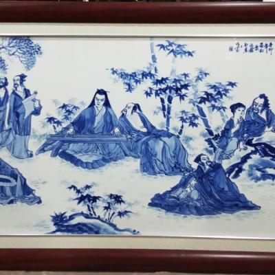 Tranh Trúc Lâm Thất Hiền